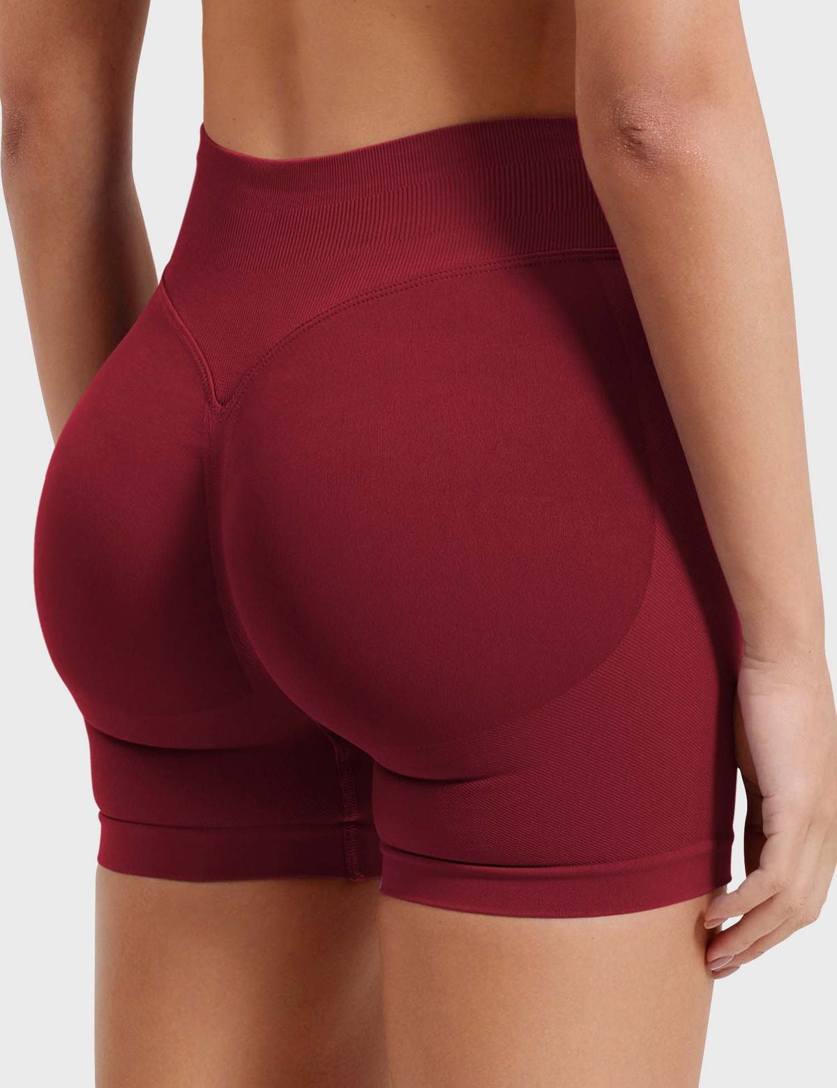 Seamless Sport Yoga High Waist Shorts Leggings Sport Yoga Gym Running Scrunch Butt Shorts