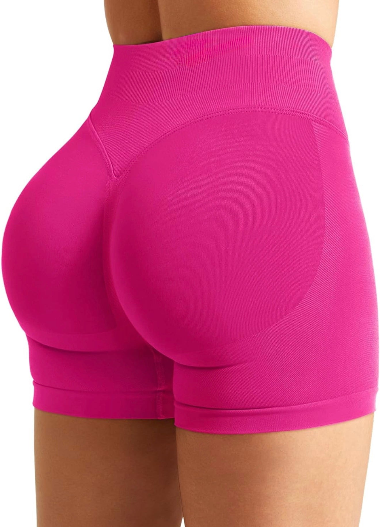 Seamless Sport Yoga High Waist Shorts Leggings Sport Yoga Gym Running Scrunch Butt Shorts